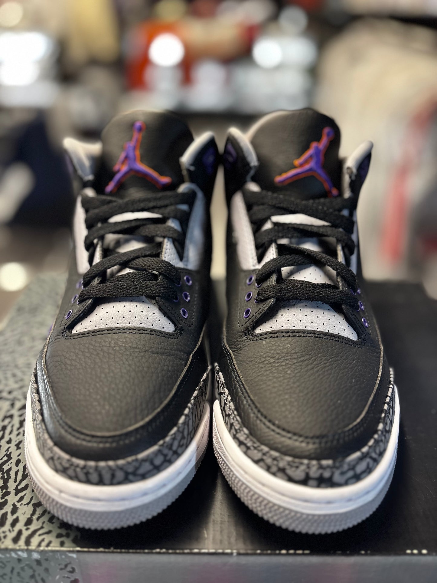 2020 Air Jordan Retro 3 "Black Court Purple"
