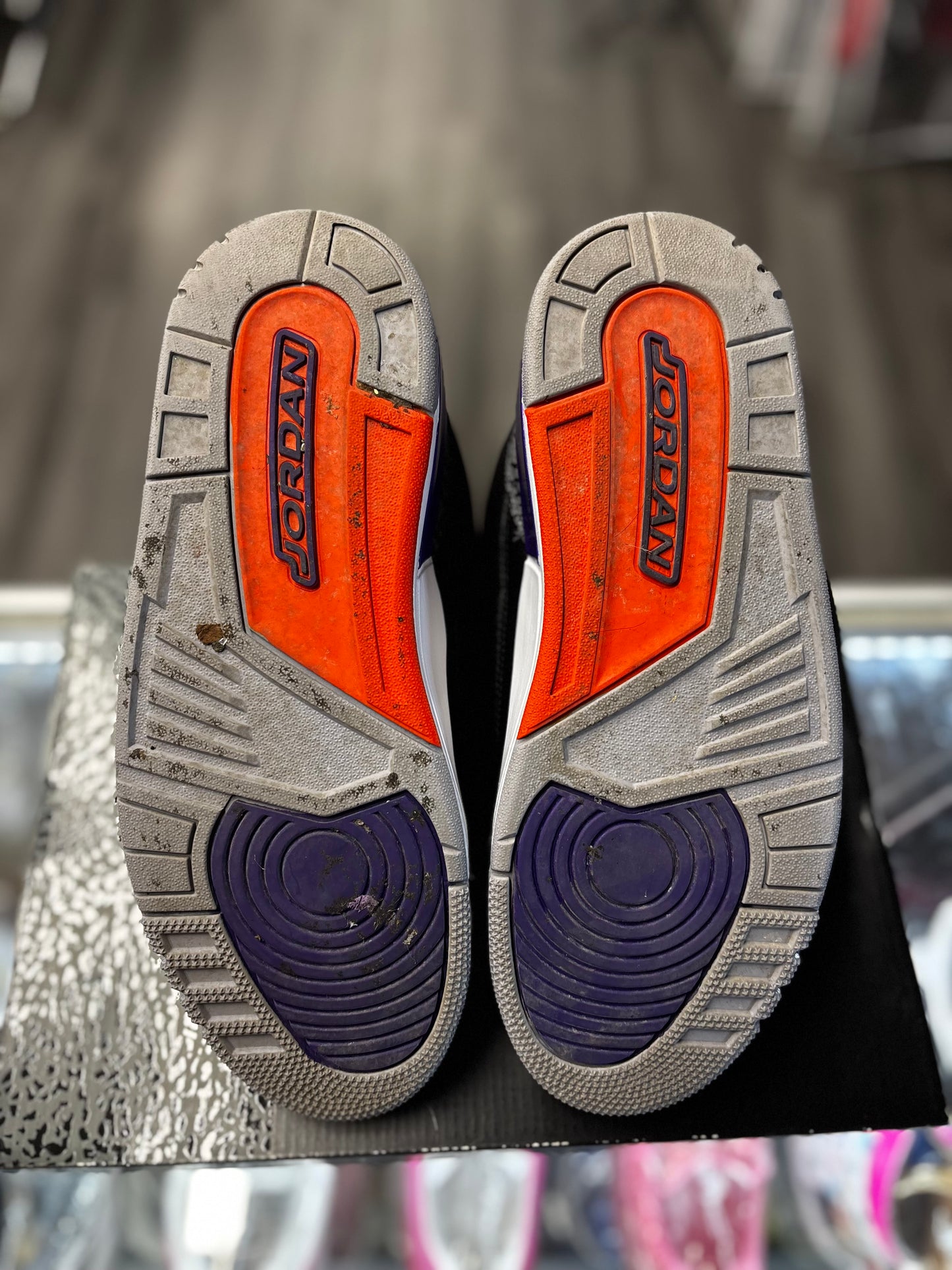 2020 Air Jordan Retro 3 "Black Court Purple"