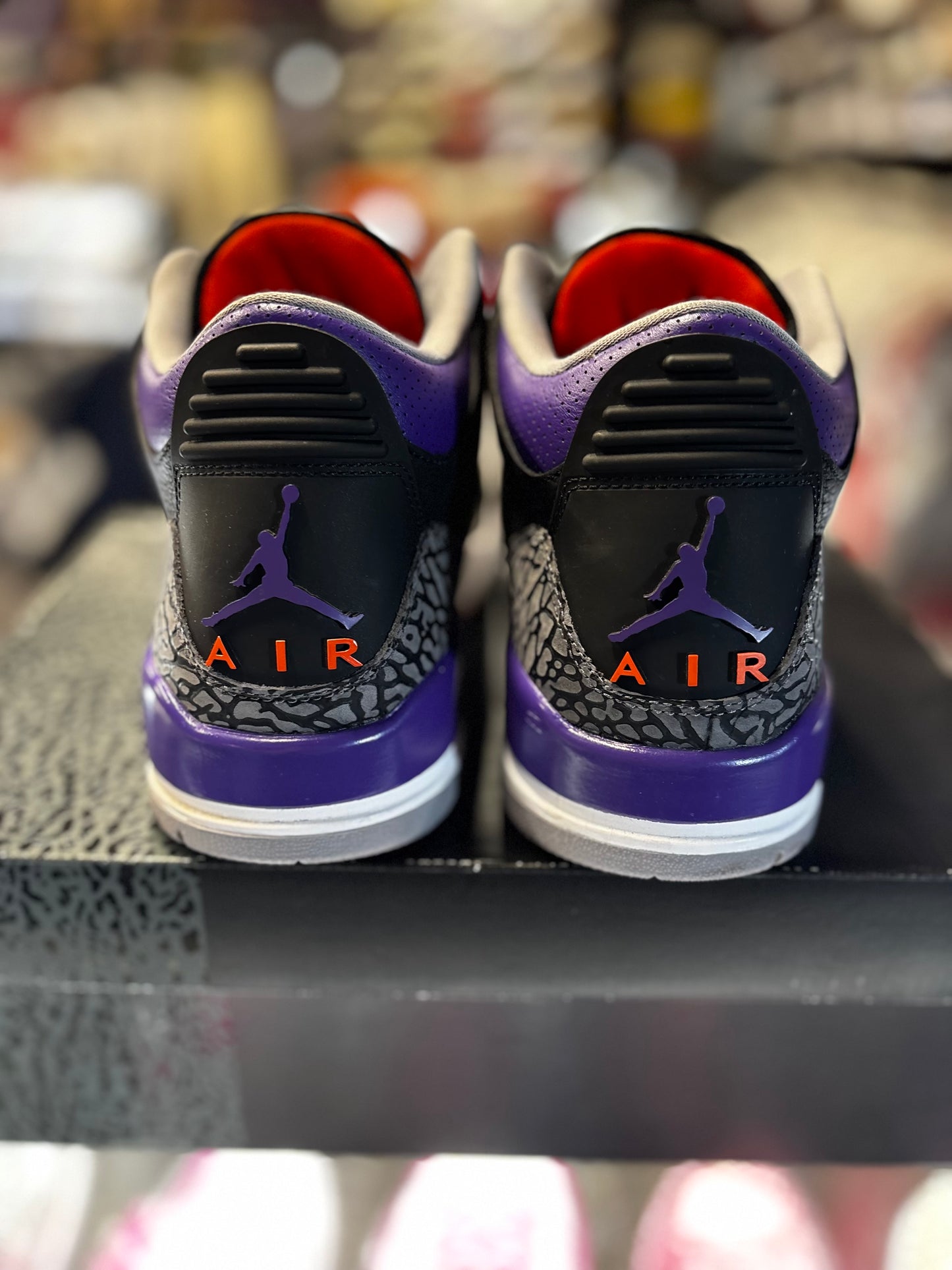 2020 Air Jordan Retro 3 "Black Court Purple"