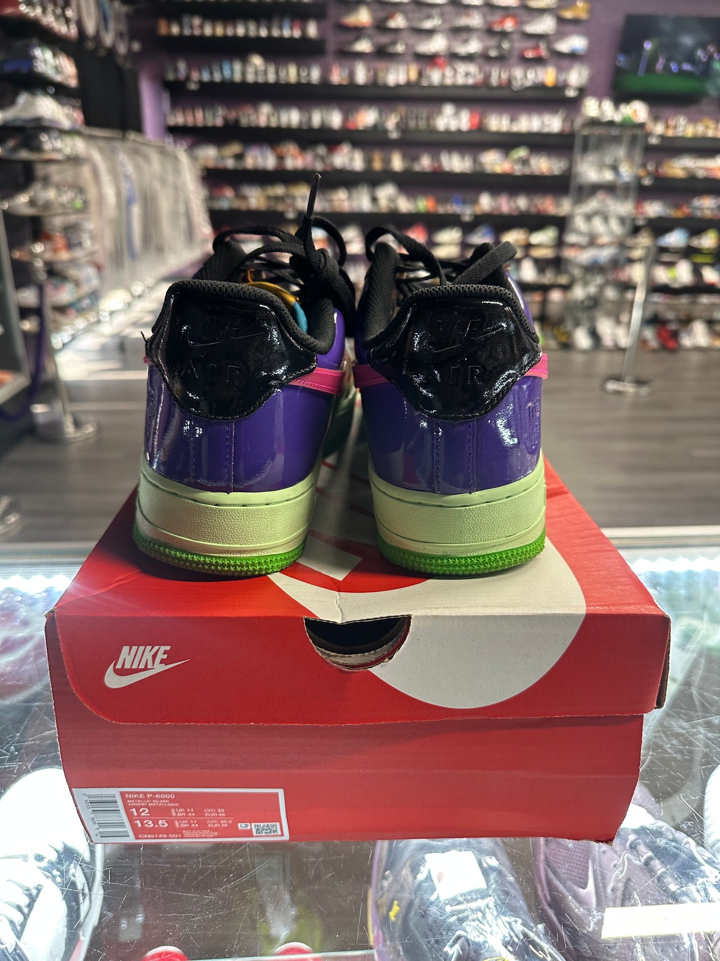 2022 Nike Air Force 1 Low "Undefeated Patent Pink Prime"