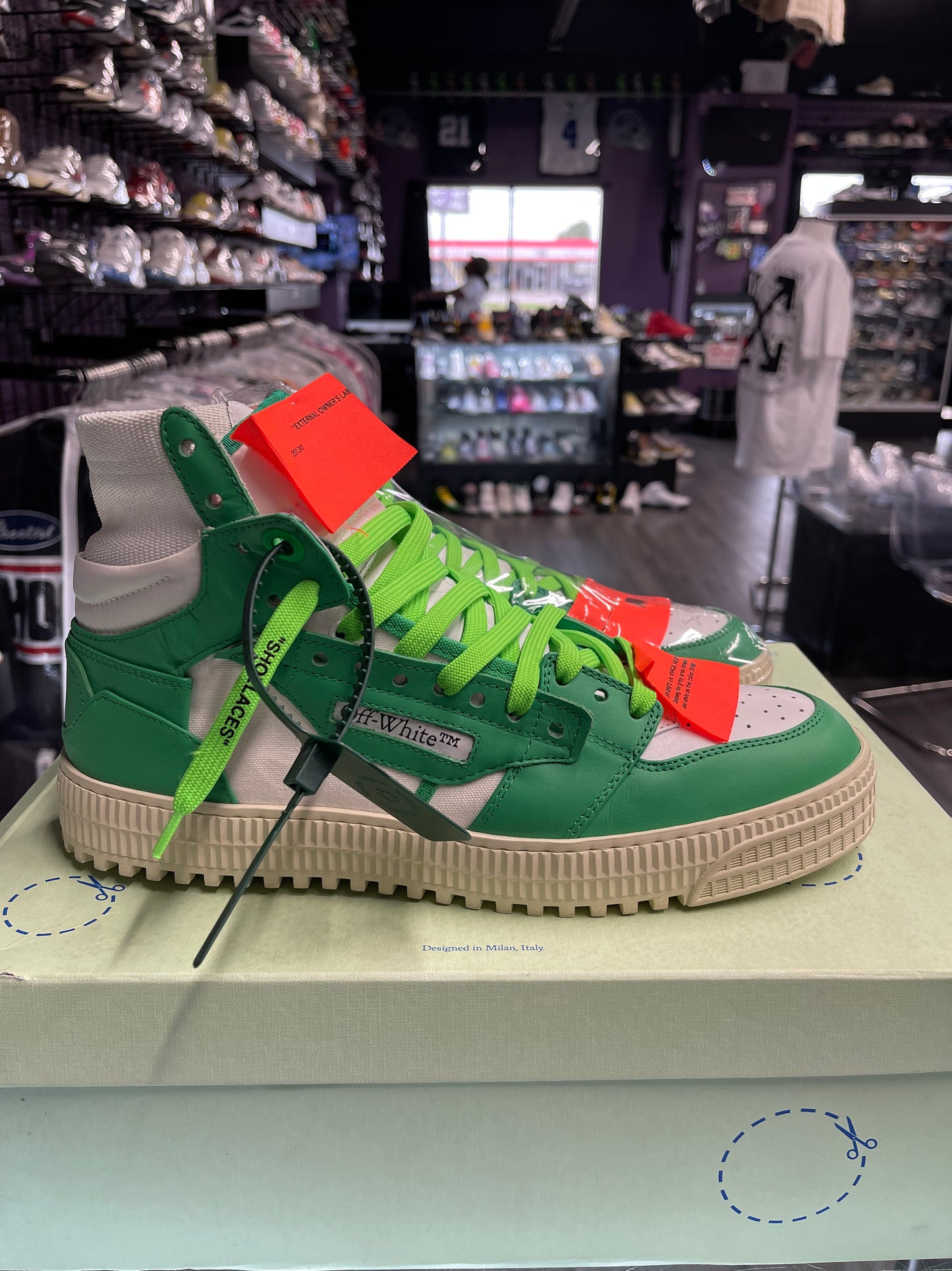 Off-White Off-Court 3.0 High "White Green"