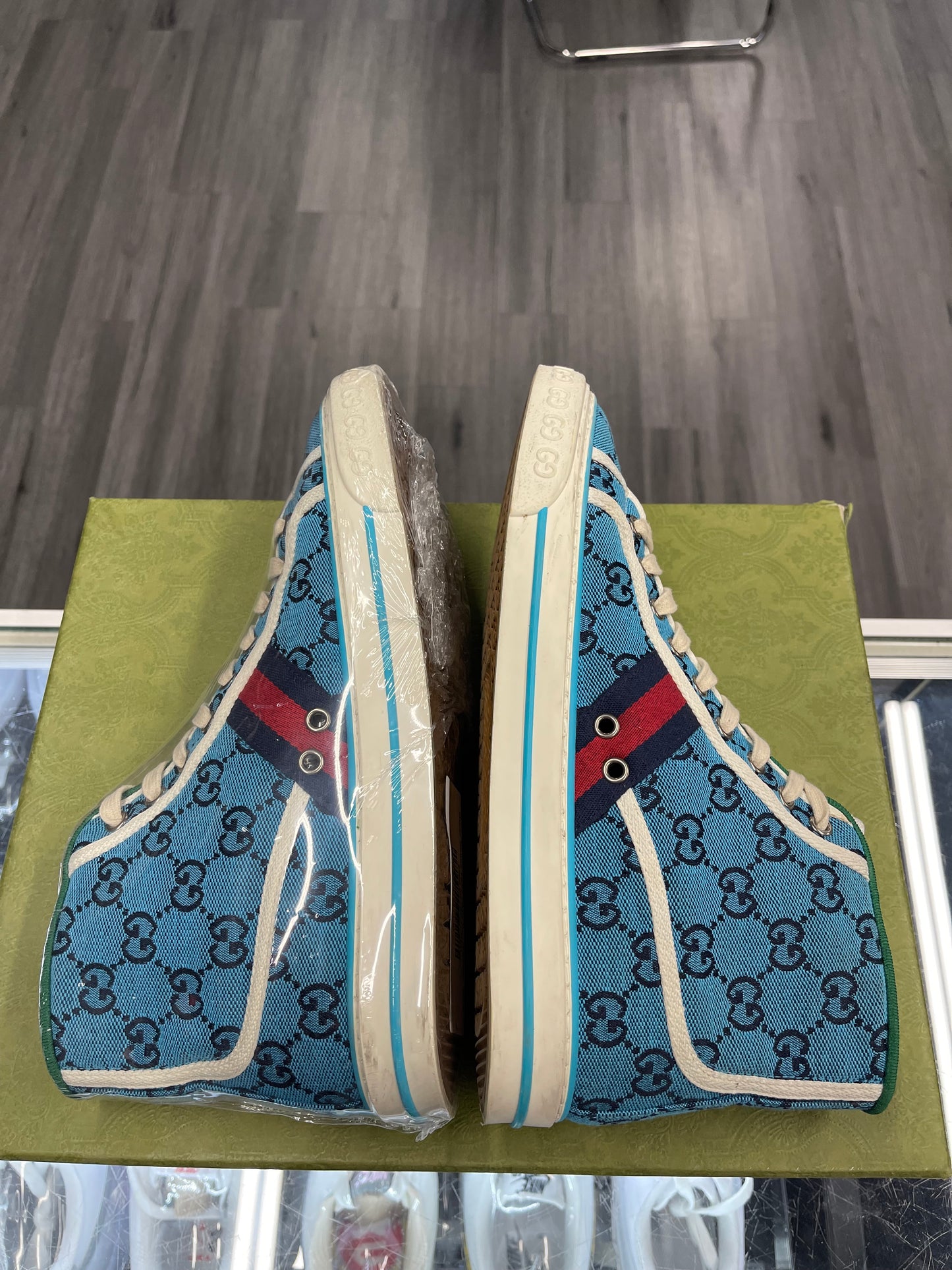 Gucci Tennis 1977 High Top Sneaker "Blue"
