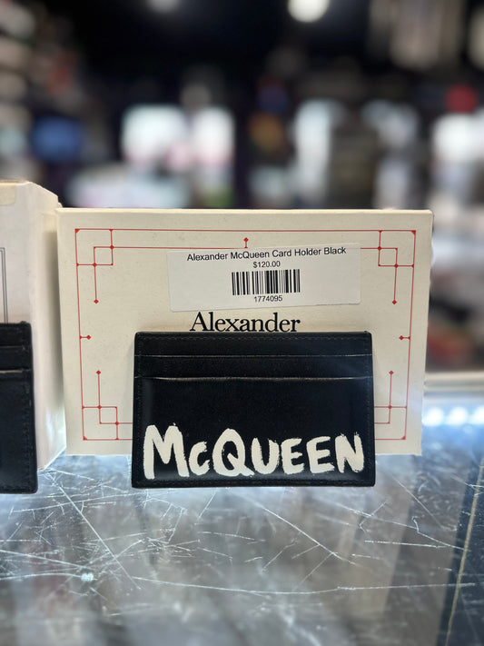 Alexander McQueen Card Holder Black
