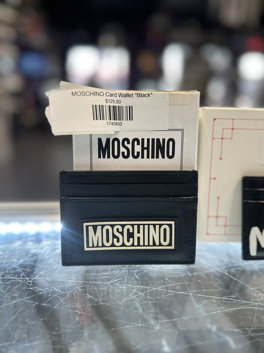 MOSCHINO Card Wallet "Black"