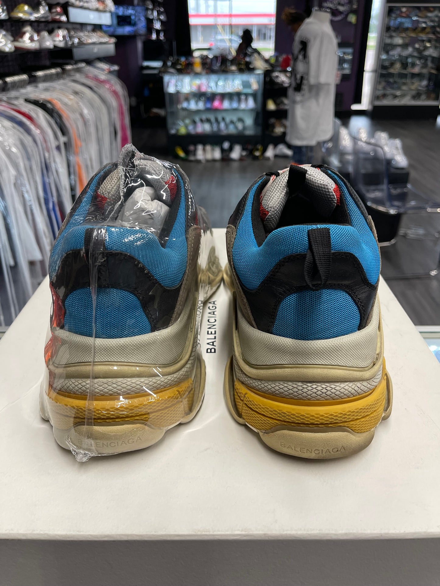 Balenciaga Triple S "Black Red Cream"