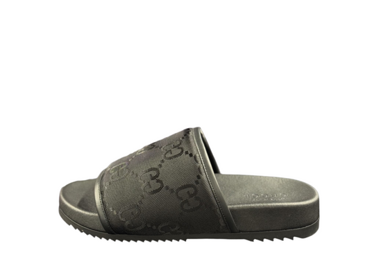 Gucci GG Monogram Slide "Black"