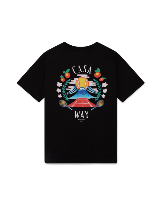 Casablanca Tee "Casa Way Mountain - Black"