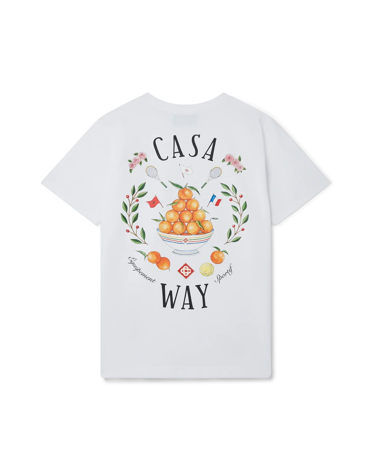 Casa Blanca Tee "White Citrus Oranges"