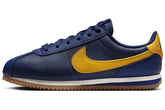 2025 Nike Cortez "Midnight Navy Blue Void Sail University Gold" (GS)