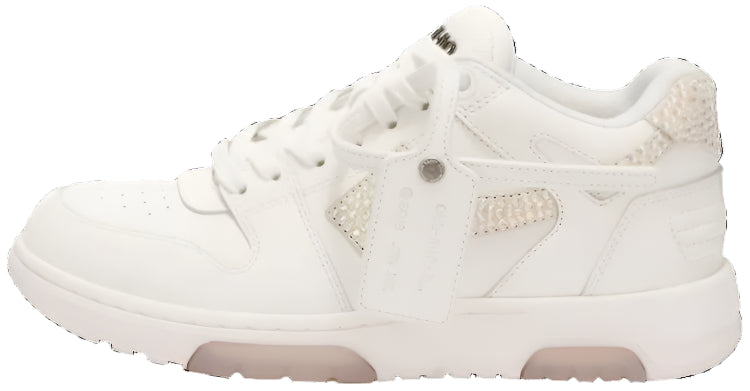 Off-White Out of Office "Crystal Embellished White"