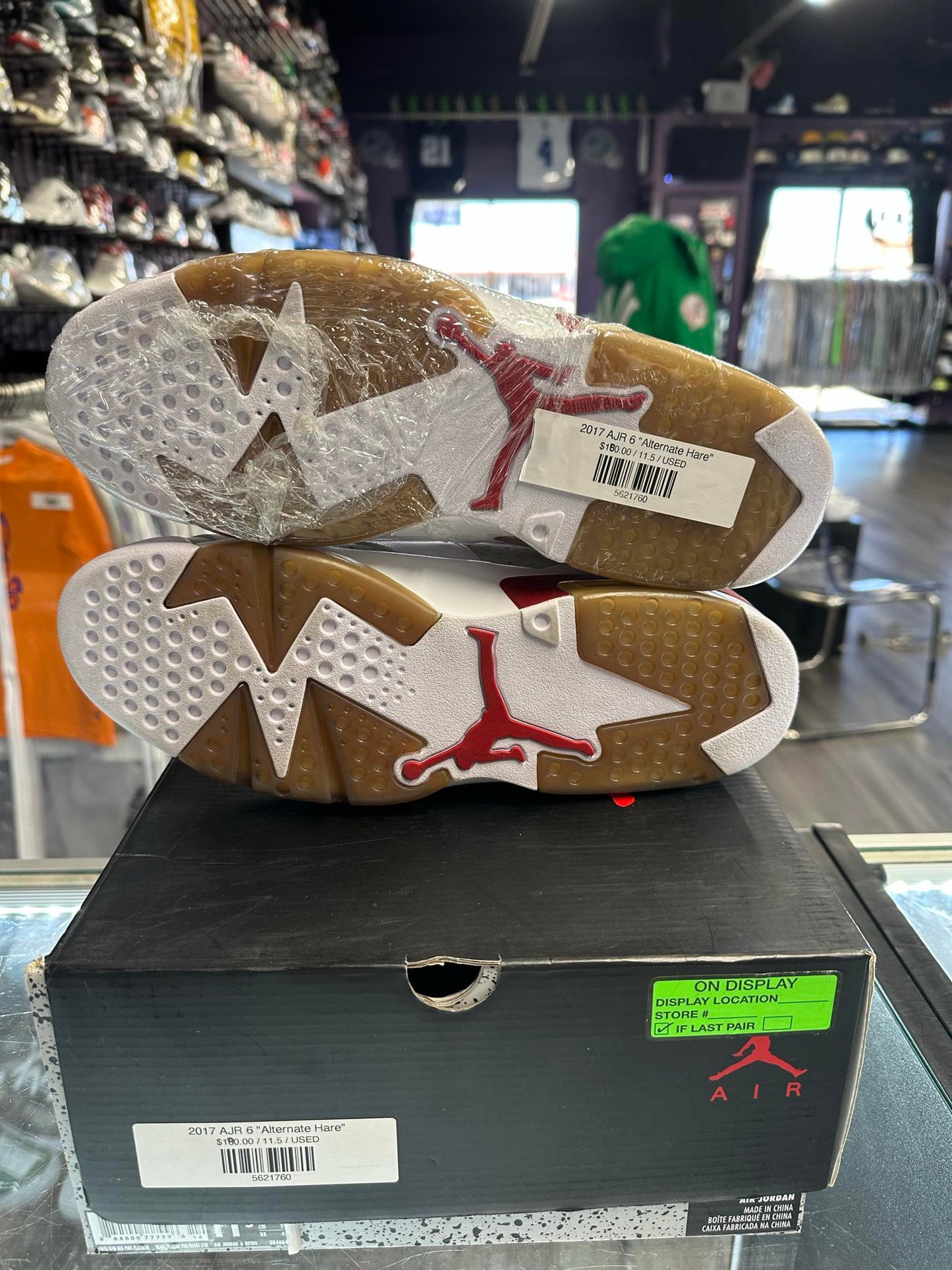2017 Air Jordan Retro 6 "Alternate Hare"