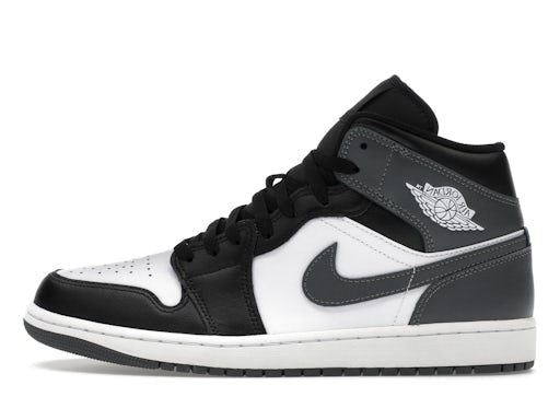 2024 Jordan 1 Mid "Black White Iron Grey"
