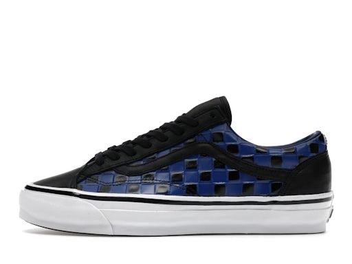 Vans Low Old Skool 36 Vibram "Checkerboard Black Blue"